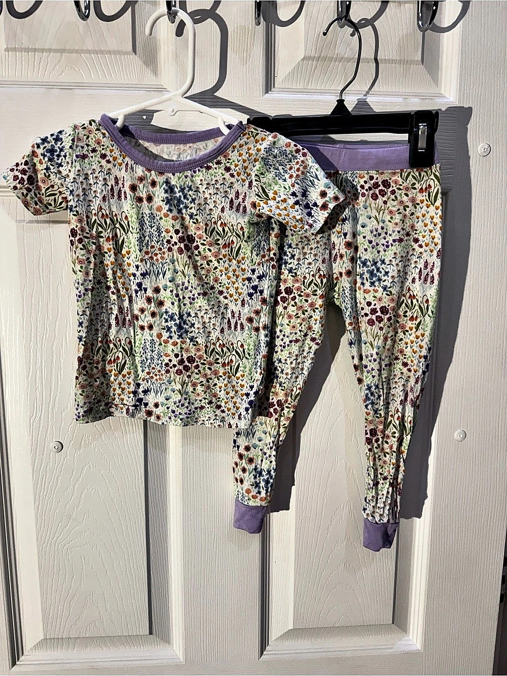littlesleepies Two-Piece Pajama Set Floral Pajama Set Girls 12-18 Months